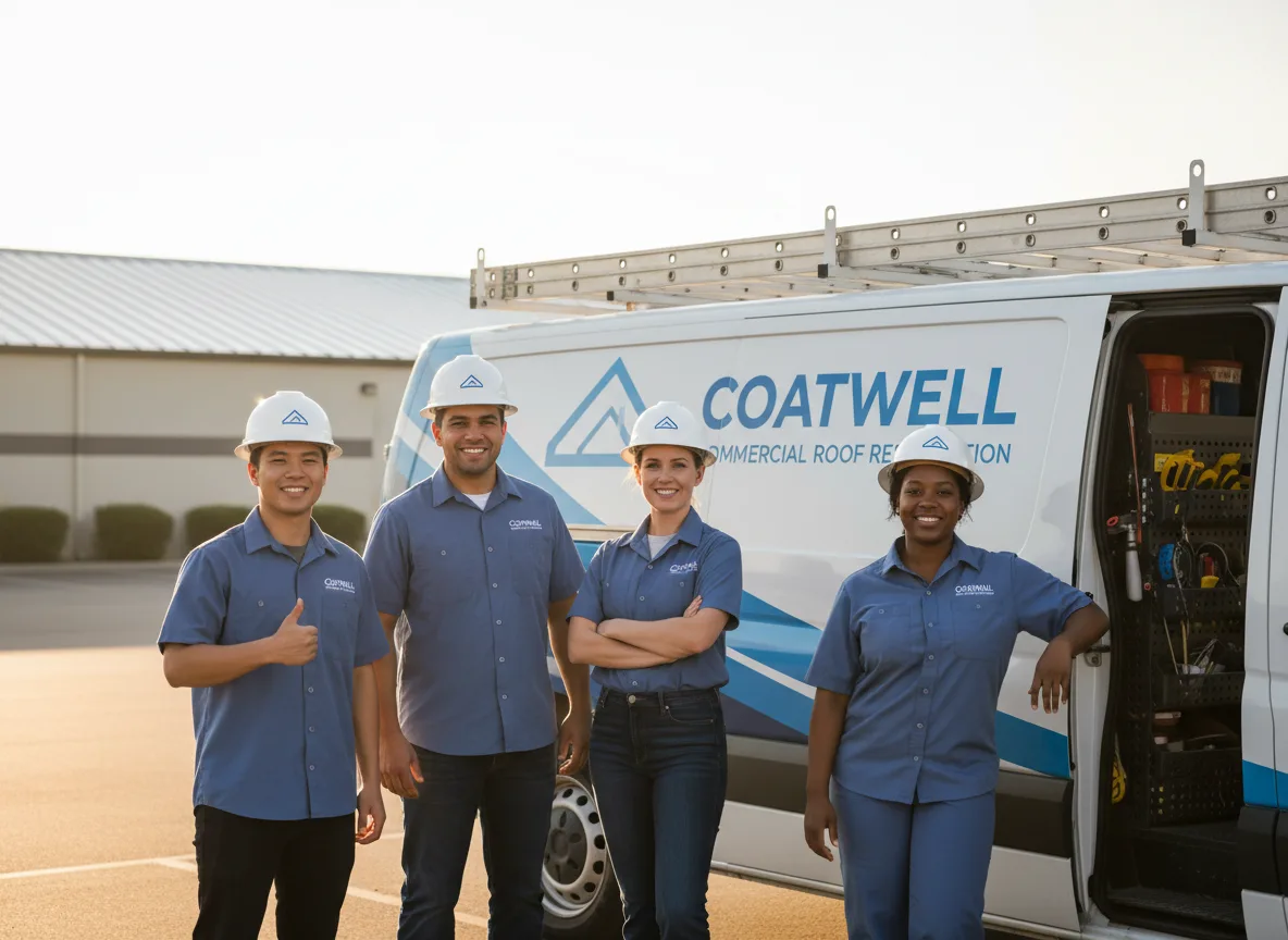 Commercial roof coating company in Weldon, IA